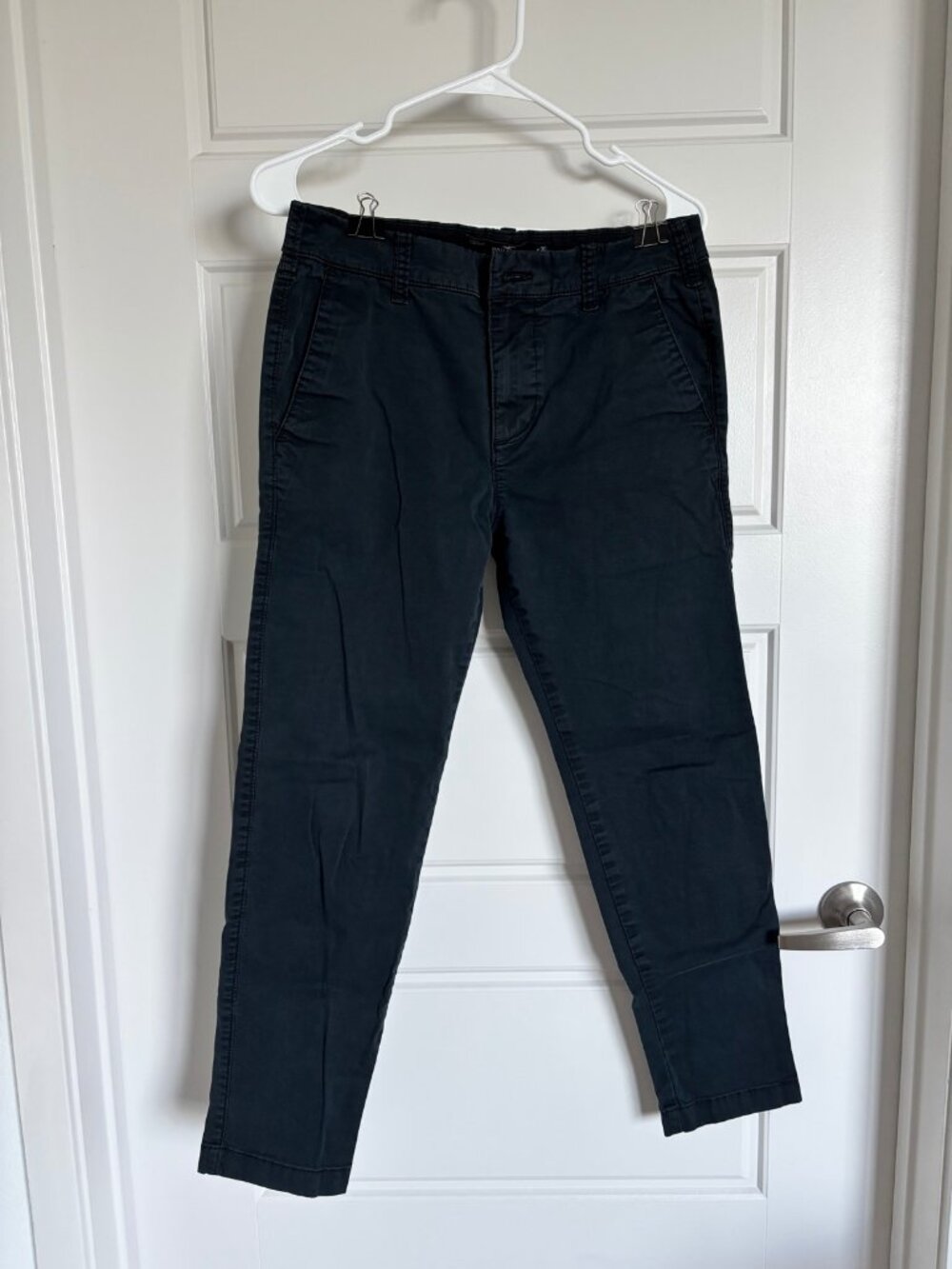 Hollister Mens Skinny Chino Pants Epic Flex Black W30 L30